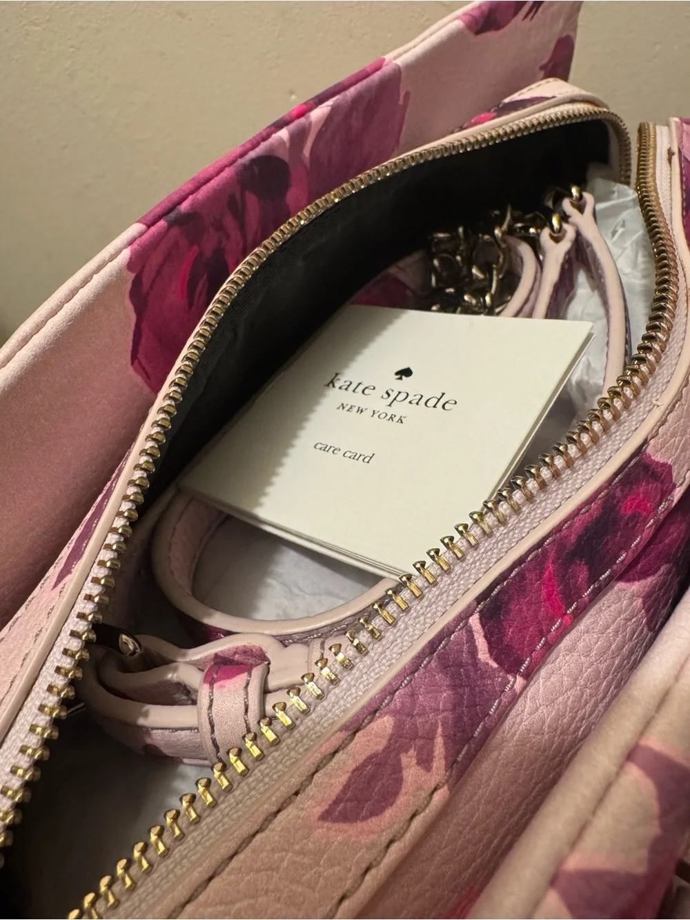 Kate Spade Emerson Place Roses Olivera Satchel Plum Dawn